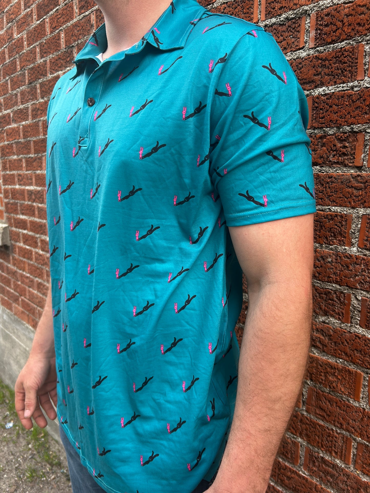 Men’s Golf Polo - Teal CBC