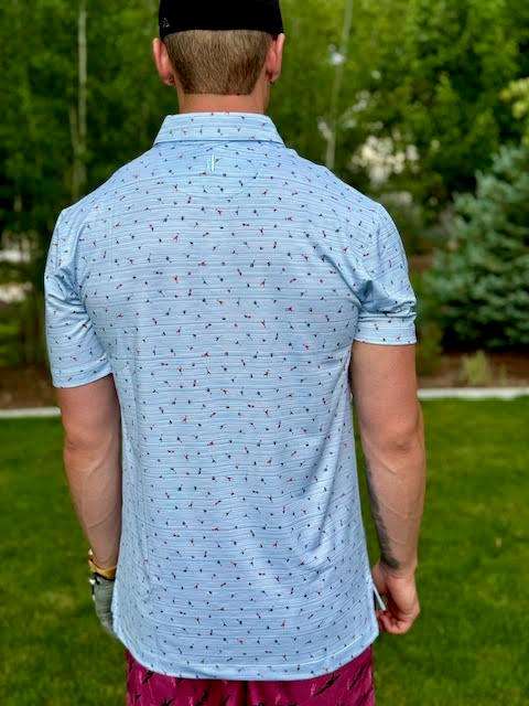 Men’s Golf Polo - Cocktails