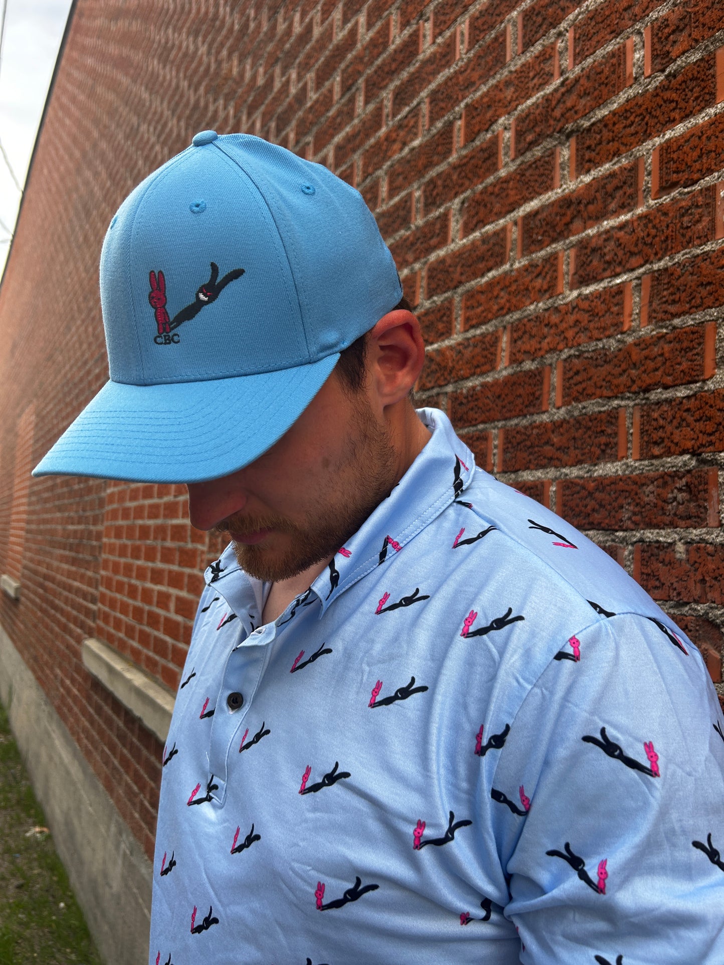 Men’s Golf Polo - Sky Blue CBC