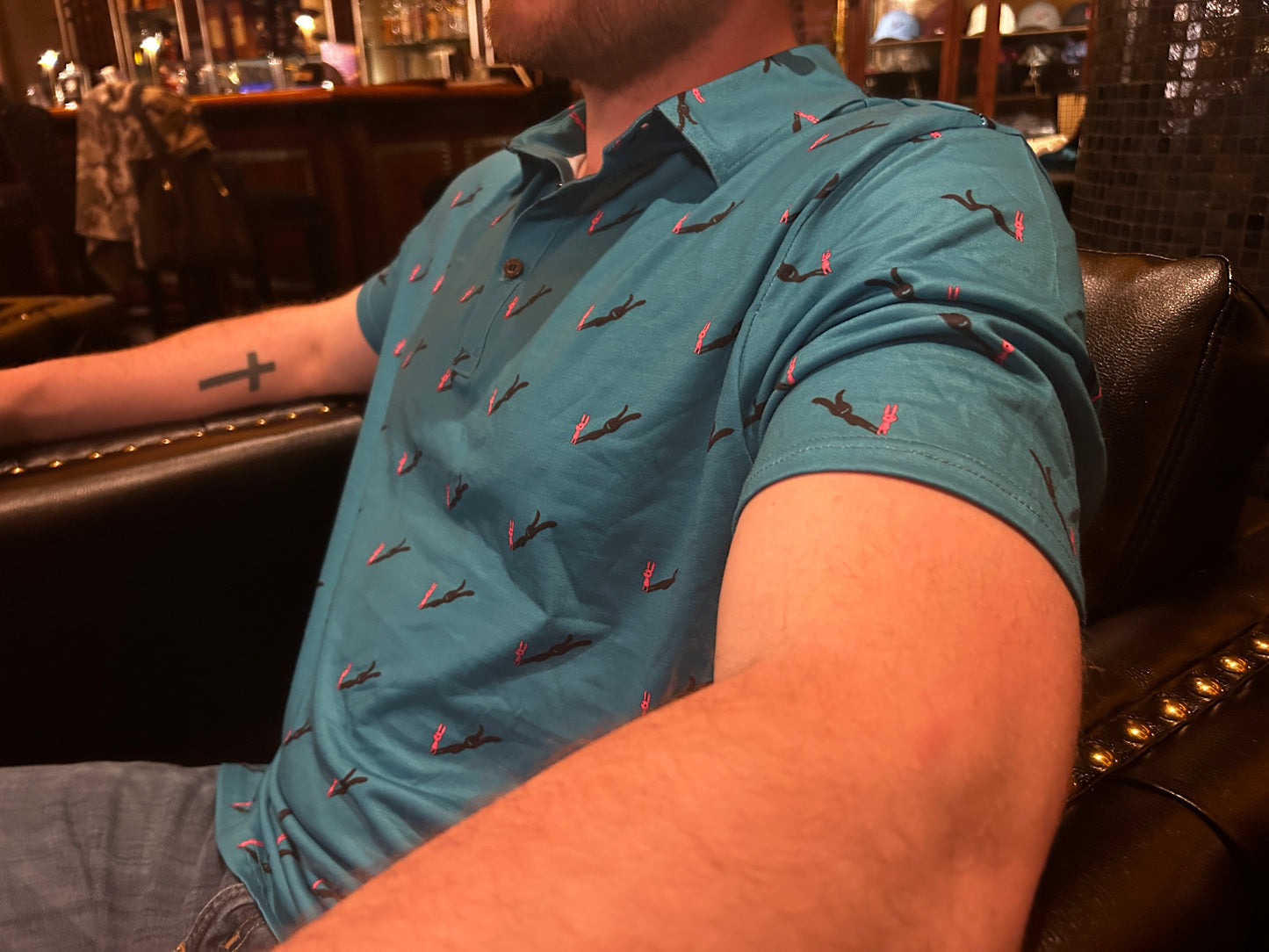 Men’s Golf Polo - Teal CBC