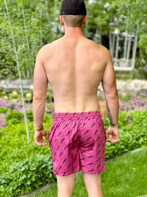 Men’s CBC Swim Trunk - Burgundy