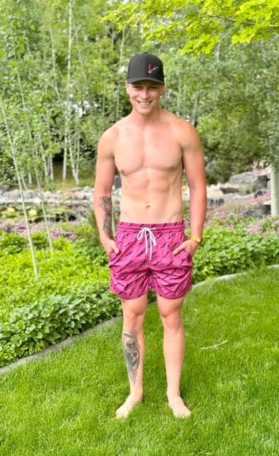 Men’s CBC Swim Trunk - Burgundy