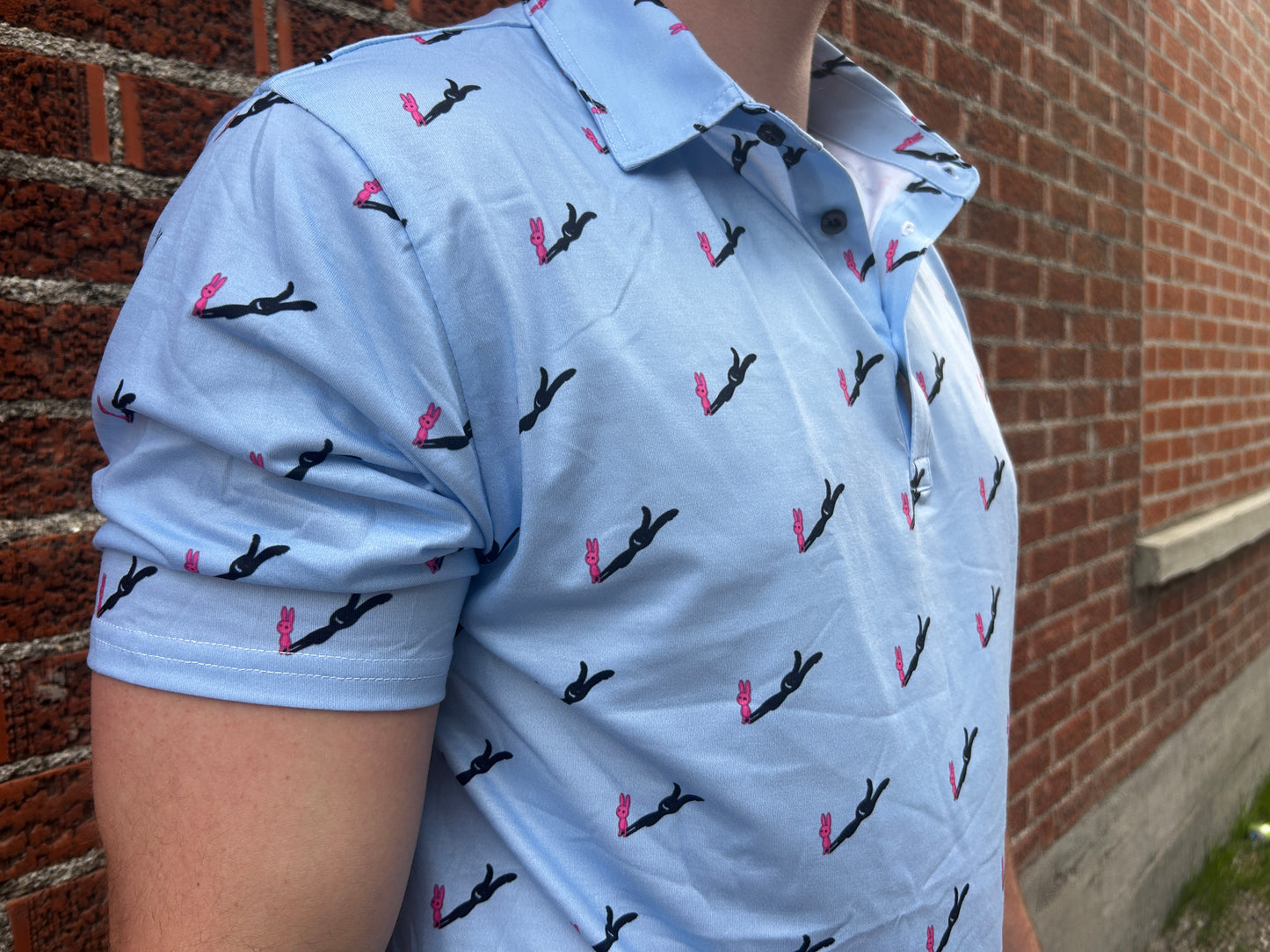 Men’s Golf Polo - Sky Blue CBC