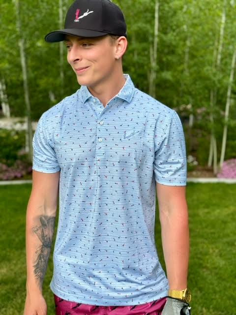 Men’s Golf Polo - Cocktails