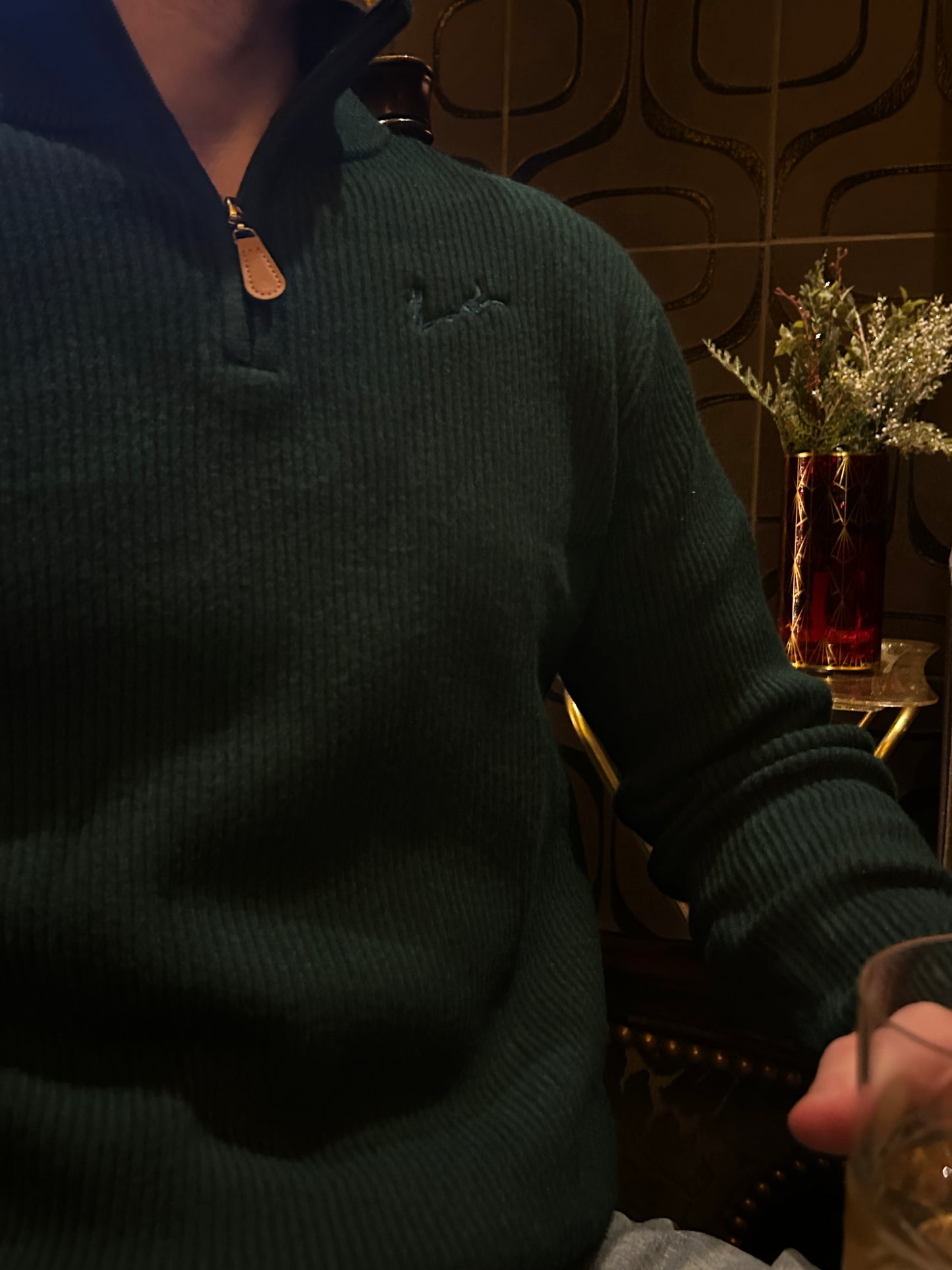 Men’s Quarter Zip - Emerald
