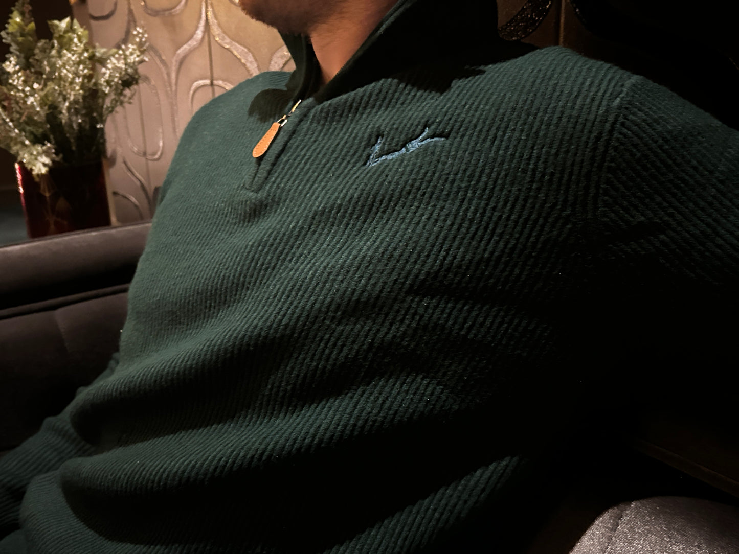 Men’s Quarter Zip - Emerald